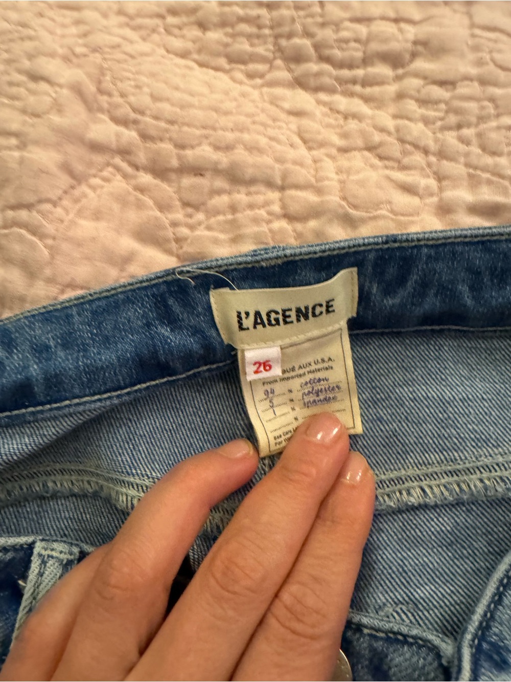 L'Agence Women's Light Blue Denim Jeans - Size 26 jones Jean